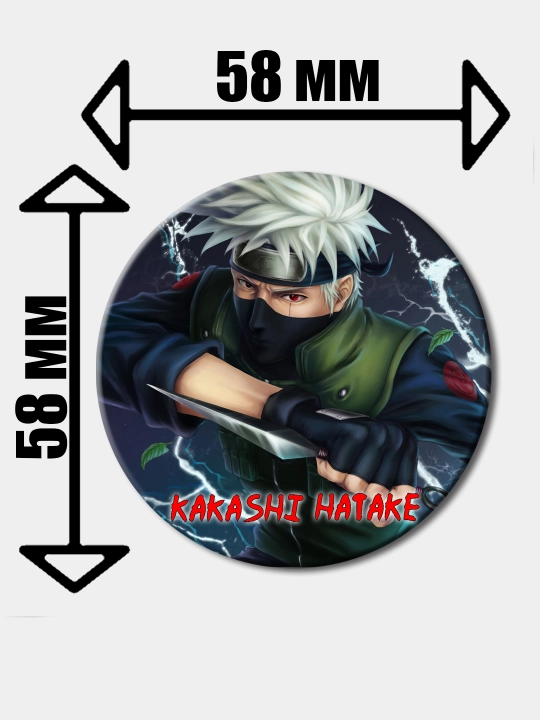 Kakashi Hatake tasvirlangan belgi
