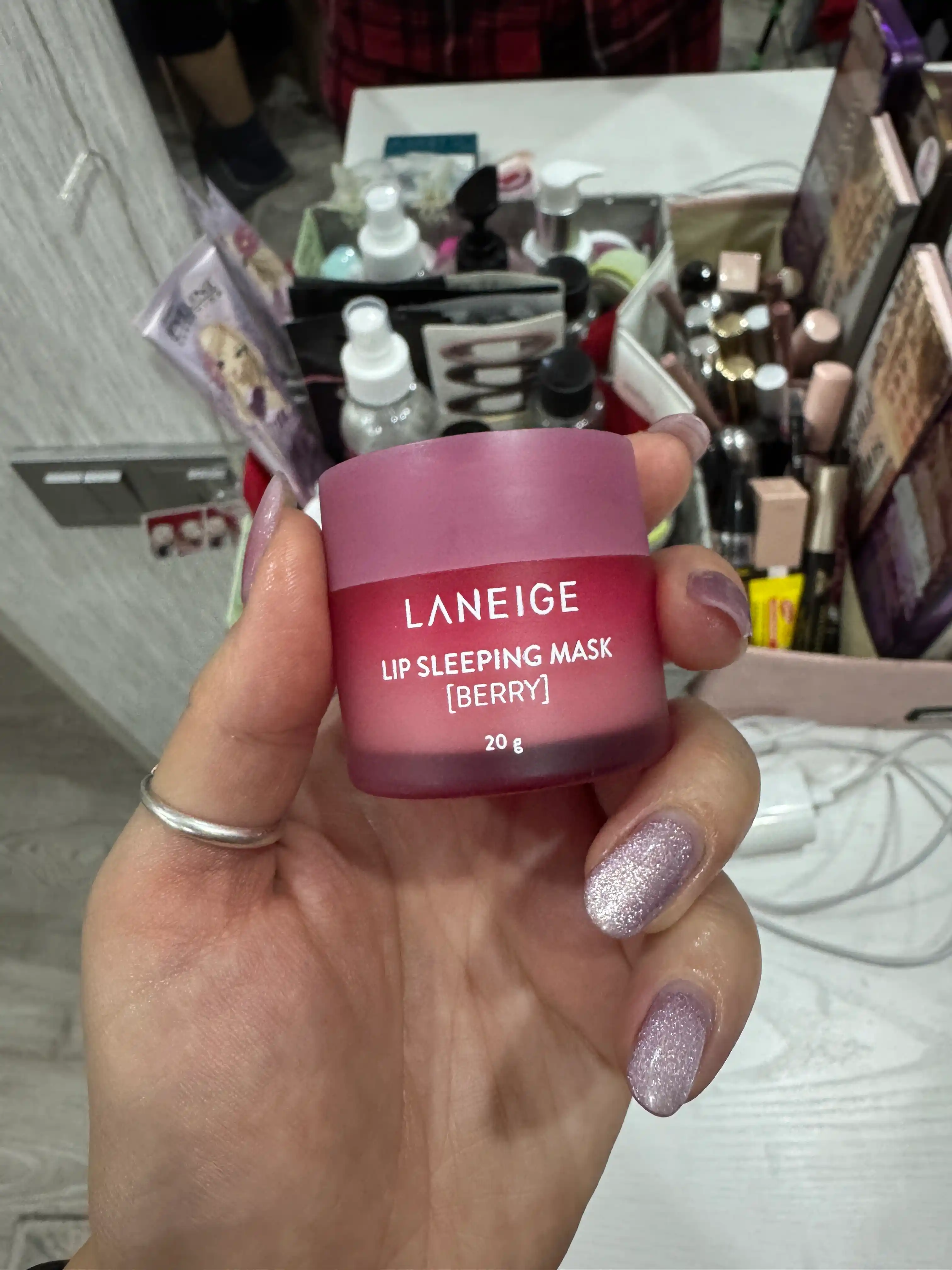 Бальзам и ночная маска для губ Laneige, увлажняющий и восстанавливающий, 20 г
