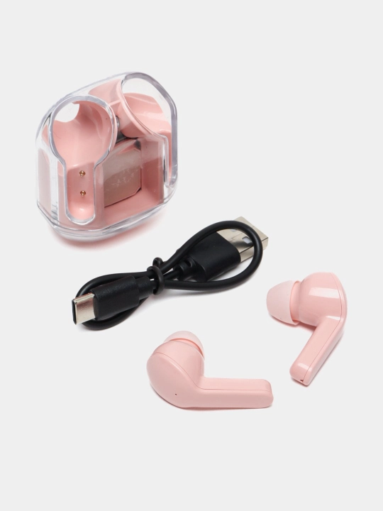 Simsiz quloqchinlar Earbuds AIR 31, displey va shaffof korpus bilan