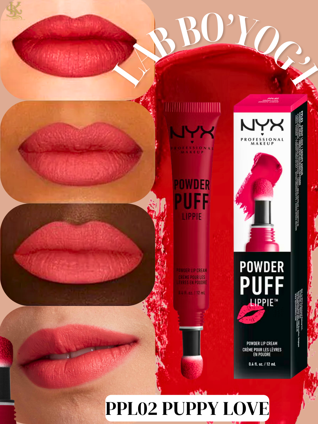 Мягкий натуральный блеск и матовый эффект, для губ помада-NYX Powder Puff Lippie - 