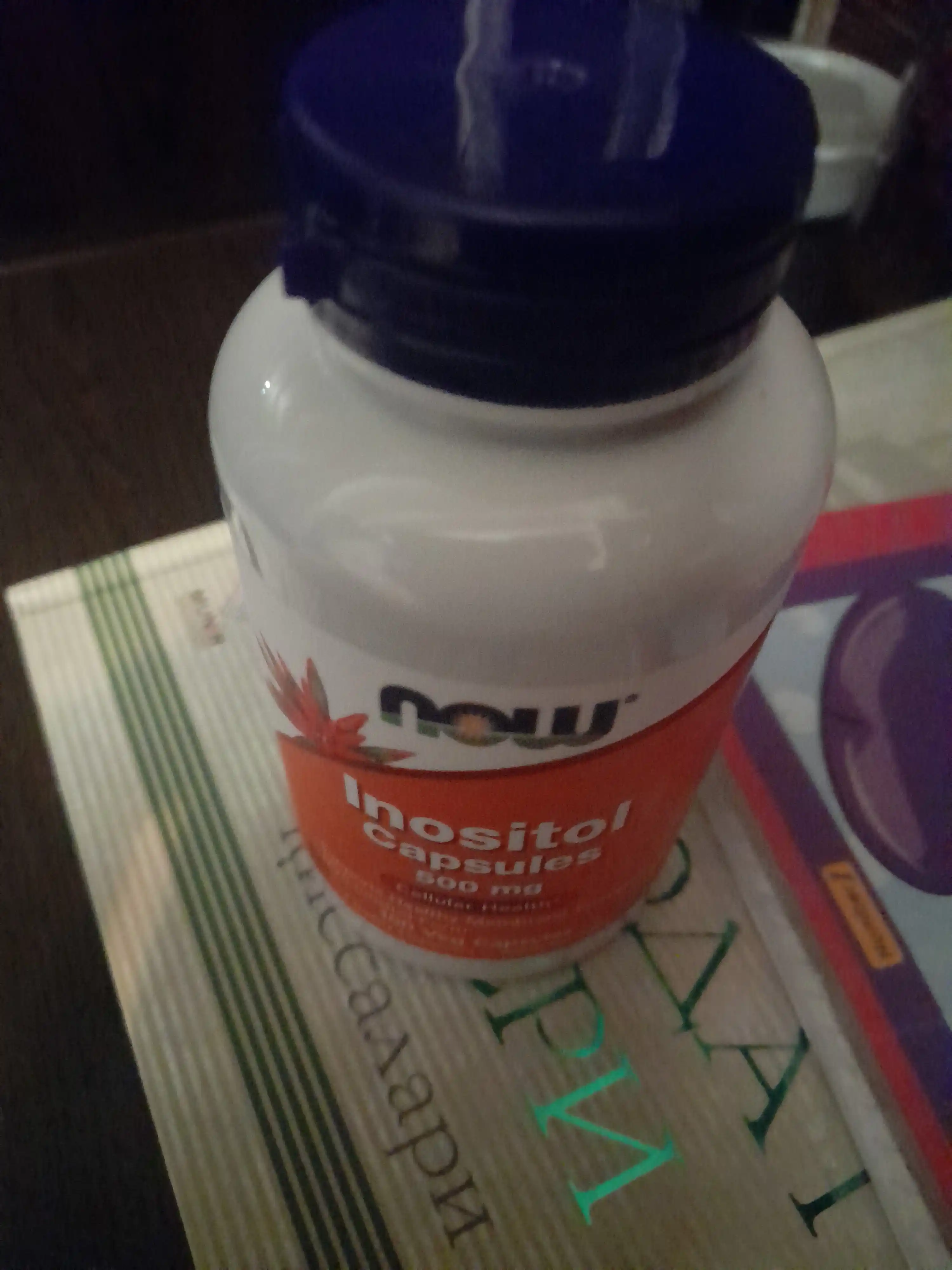 Inozitol Now Foods Inositol 500 mg USA, 100 kapsula