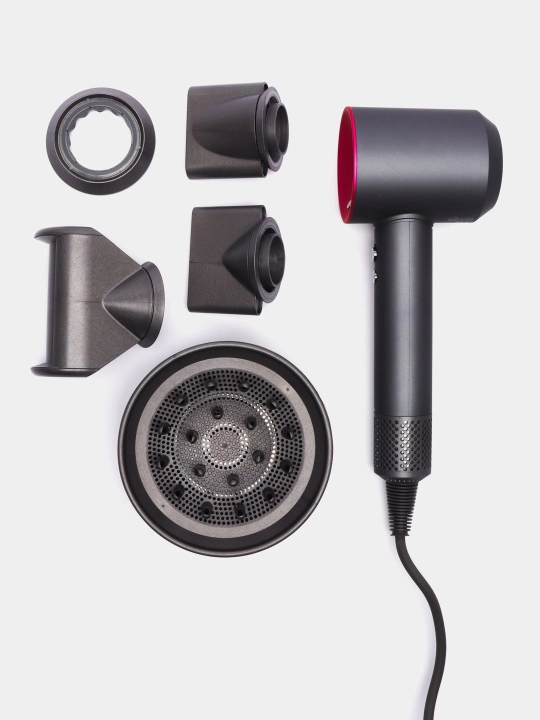 Фен для волос Super Hair Dryer, стайлер, 5 насадок, сушка и укладка волос