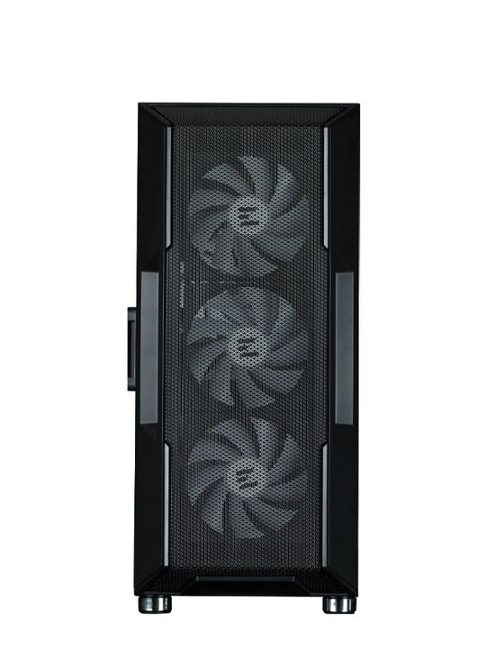 Компьютерный корпус Zalman I3NEOARGB, без БП, 4 кулера в комплекте, стекло, ARGB подсветка
