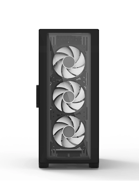 Компьютерный корпус Zalman I3NEOTG, без БП, 4 кулера в комплекте, стекло, ARGB подсветка