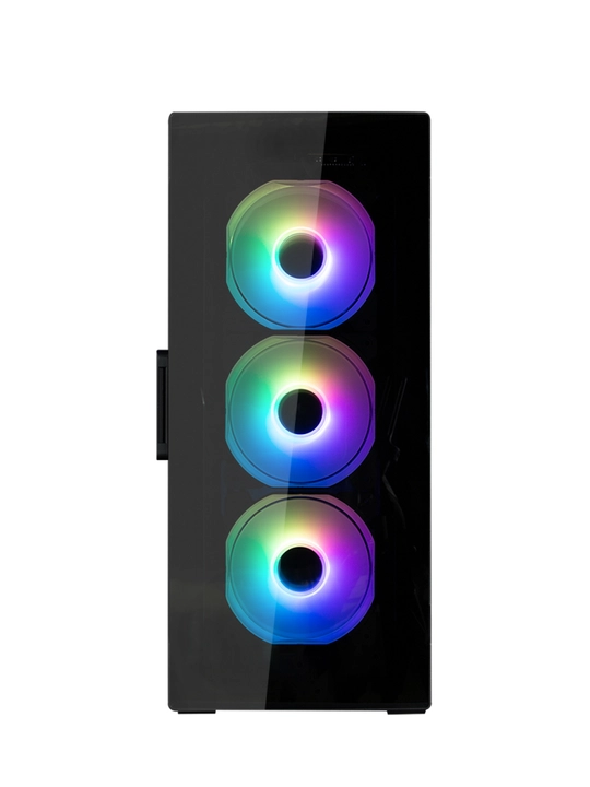 Компьютерный корпус Zalman I3NEOTG, без БП, 4 кулера в комплекте, стекло, ARGB подсветка