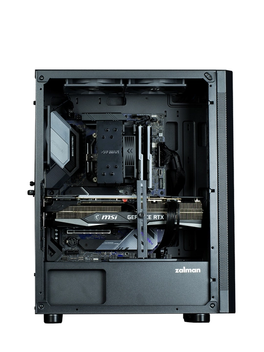 Компьютерный корпус Zalman I4, Mid Tower, Без БП, 6 кулеров в комлекте, сетчатые панели