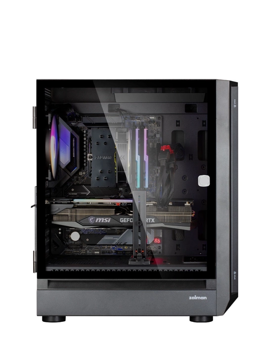 Zalman i6 kompyuter korpusi, ATX, 4 ta kuler to‘plamda, oyna, RGB yoritgich