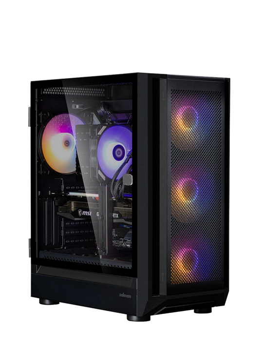 Zalman i6 kompyuter korpusi, ATX, 4 ta kuler to‘plamda, oyna, RGB yoritgich