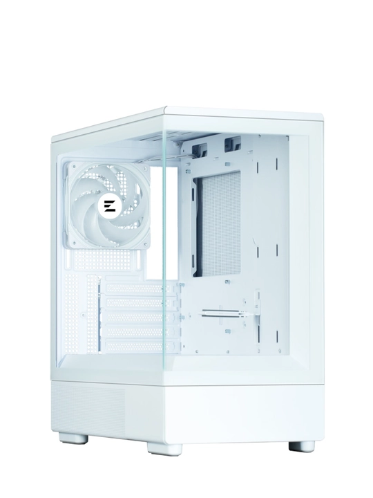 Компьютерный корпус Zalman P10, 1 кулер в комплекте, полностью стеклянный, ARGB подсветка
