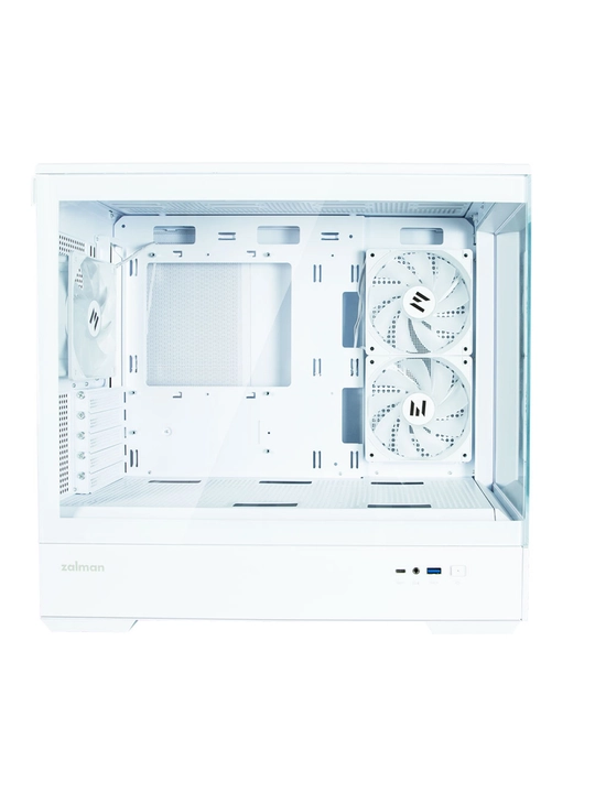Zalman P30 BLACK V2 korpusi, 3 ventilyator, oyinlar uchun Micro-ATX toplami 