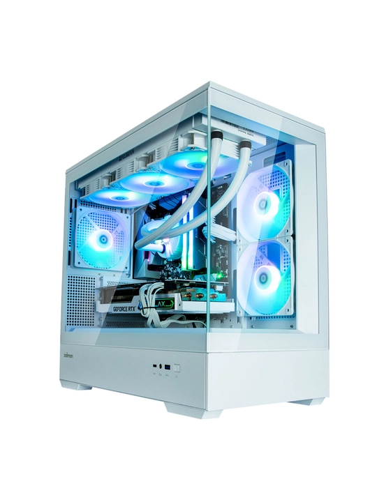 Zalman P30 BLACK V2 korpusi, 3 ventilyator, oyinlar uchun Micro-ATX toplami 