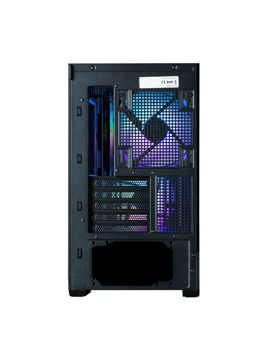 Компьютерный корпус Zalman P30 AIR BTF, 3 кулера в комплекте, сеточный,ARGB подсветка 