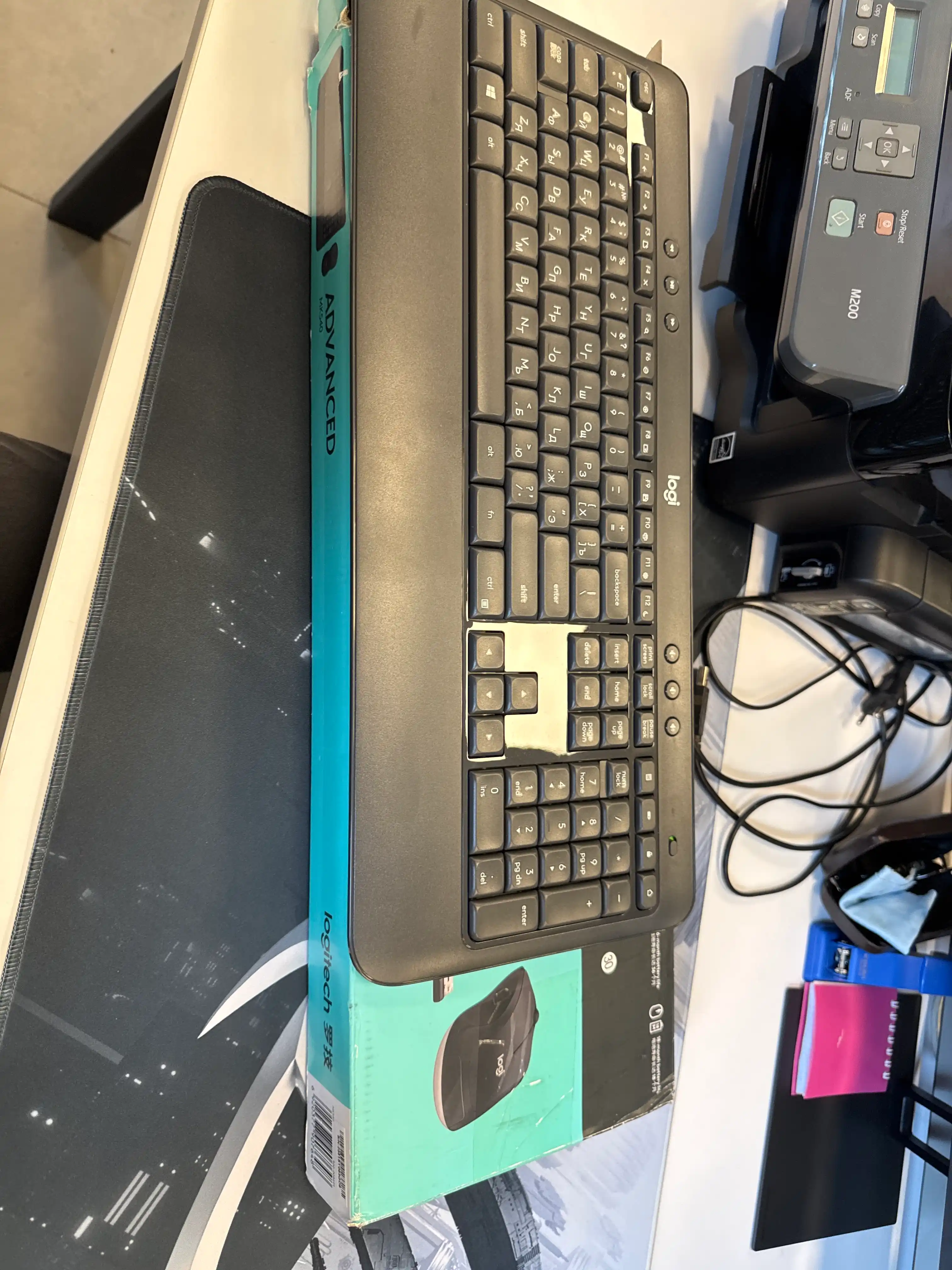 КЛАВИАТУРА И МЫШЬ LOGITECH MK540 ADVANCED BLACK