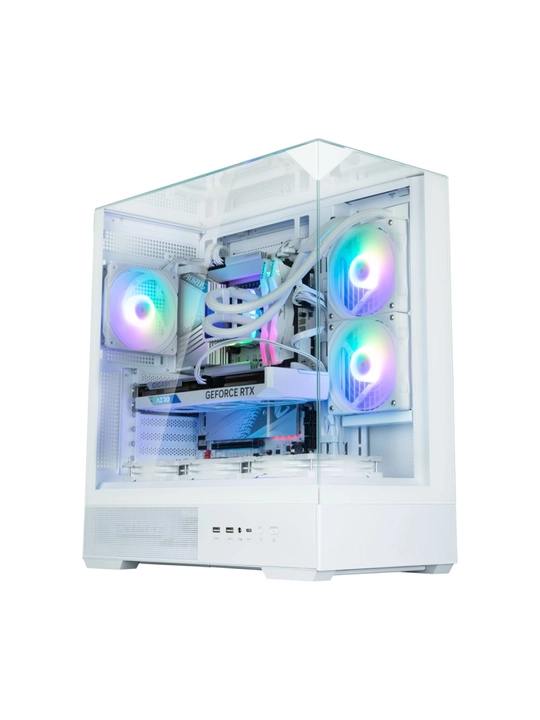 Zalman P40 Prism kompyuter korpusi, komplektdagi 1 ta kulera, shisha, ARGB yoruglik