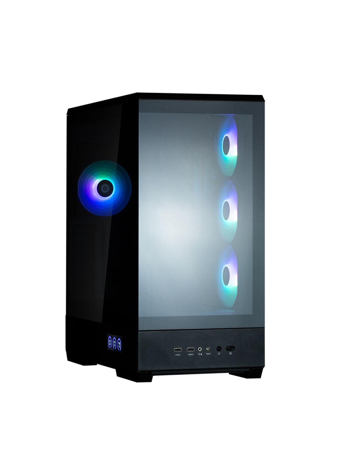 Zalman P50 DS kompyuter korpusi, to‘plamda 4 ta sovutgich, shisha, ARGB yoritgichi