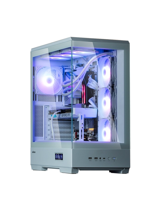 Zalman P50 DS kompyuter korpusi, to‘plamda 4 ta sovutgich, shisha, ARGB yoritgichi