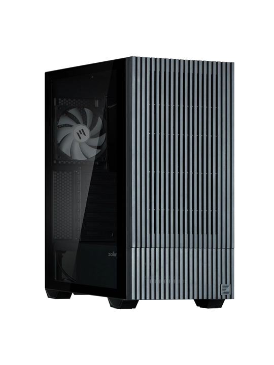 Компьютерный корпус Zalman Z10DS, с экраном, стекло, ARGB подсветка, 3 кулера в комплекте