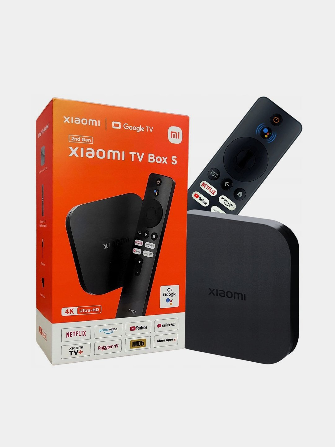 ТВ-приставка Xiaomi Mi Box S 2nd Gen 4K, 2-го поколения smart tv купить ...