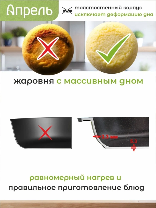 Tova Aprel, yopishmaydigan qoplama, qora