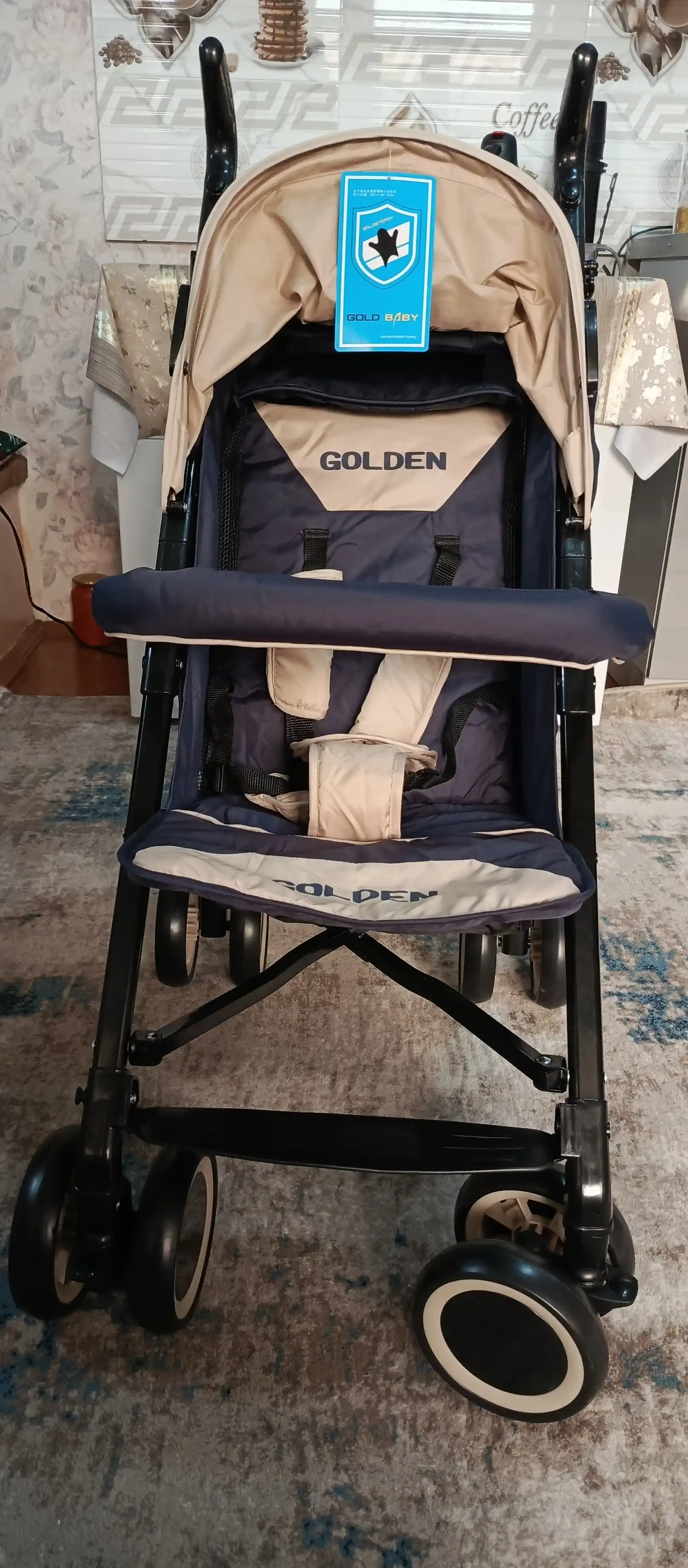 Коляска для детей Golden, коляска трость, прогулочная, легкая, складная, детская коляска