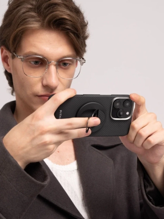 Держатель для телефона Pitaka, с Magsafe, магнитное кольцо, подставка, MagEZ Grip