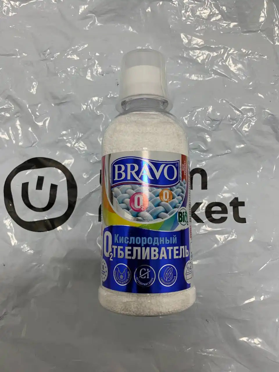 Кислородный отбеливатель, пятновыводитель, Bravo, 350 г