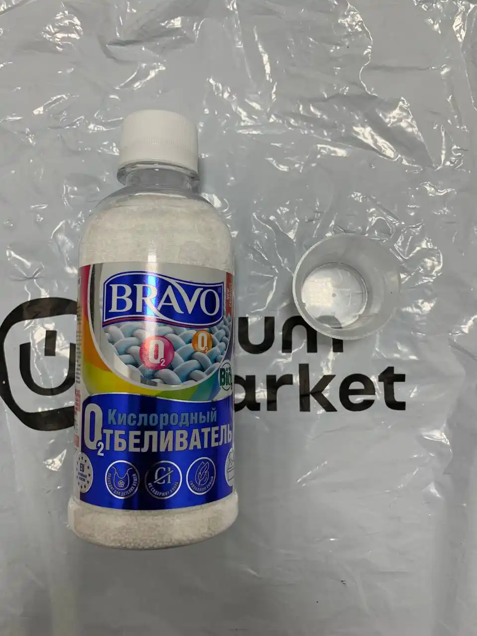 Кислородный отбеливатель, пятновыводитель, Bravo, 350 г