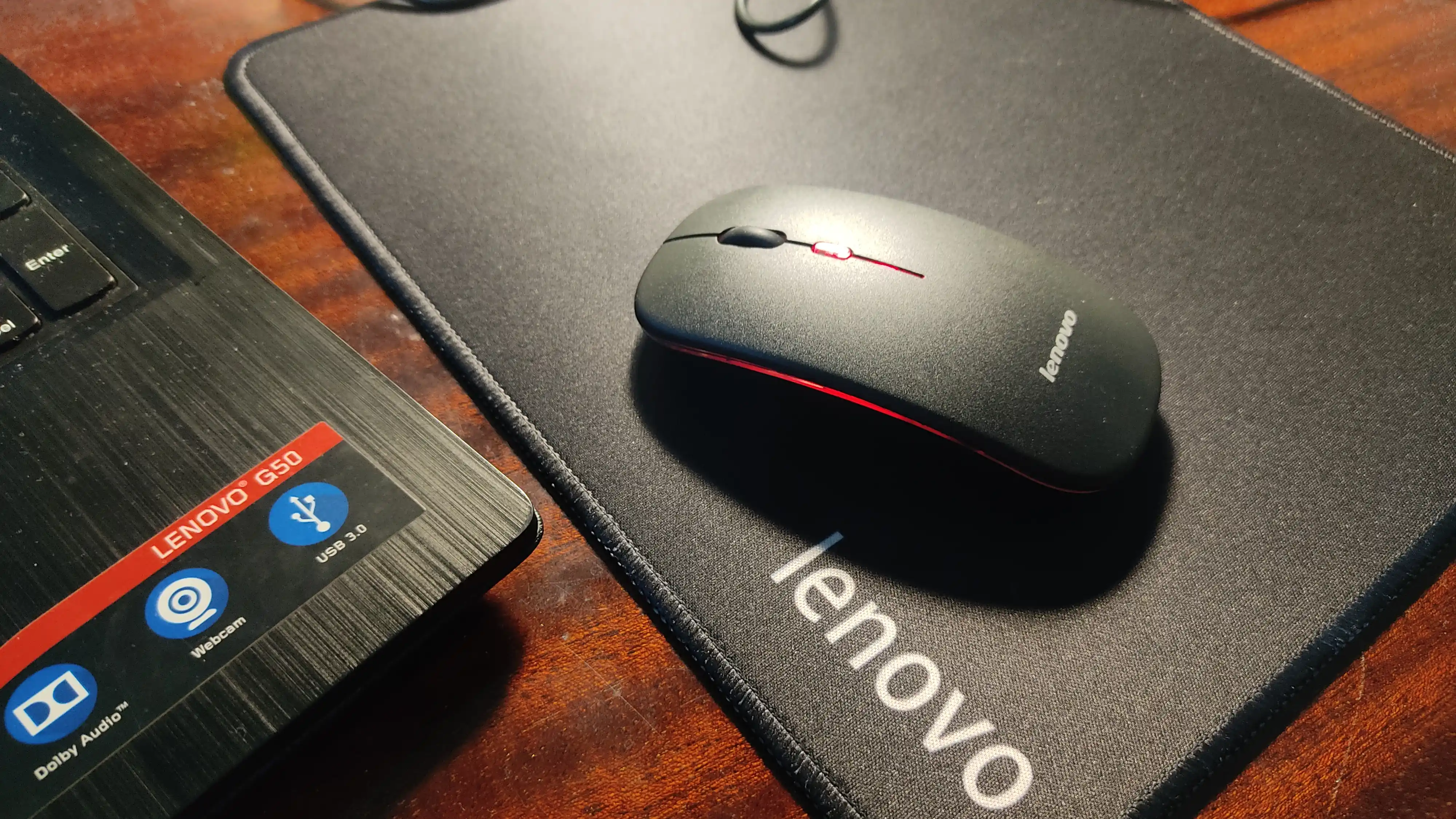 Simsiz kompyuter sichqonchasi Lenovo W10 RGB, Bluetooth ulanish, Type-C quvvatlanish