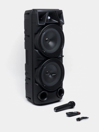 Беспроводной Bluetooth колонка ZQS-8210, с микрофоном и LED-светодиотами