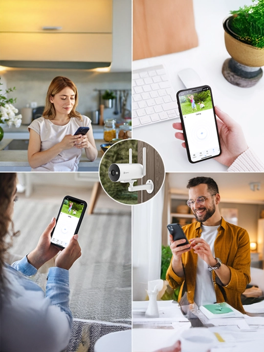 Kamera 4g Ezviz CS-H5 videokuzatuv kamerasi , 3MP, 4G sim kartali