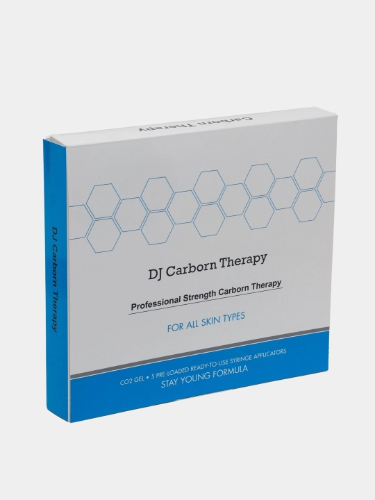 Karboksiterapiya DJ Carborn Therapy yuz uchun parvarish toplami 5 dona niqob + 5 dona gel