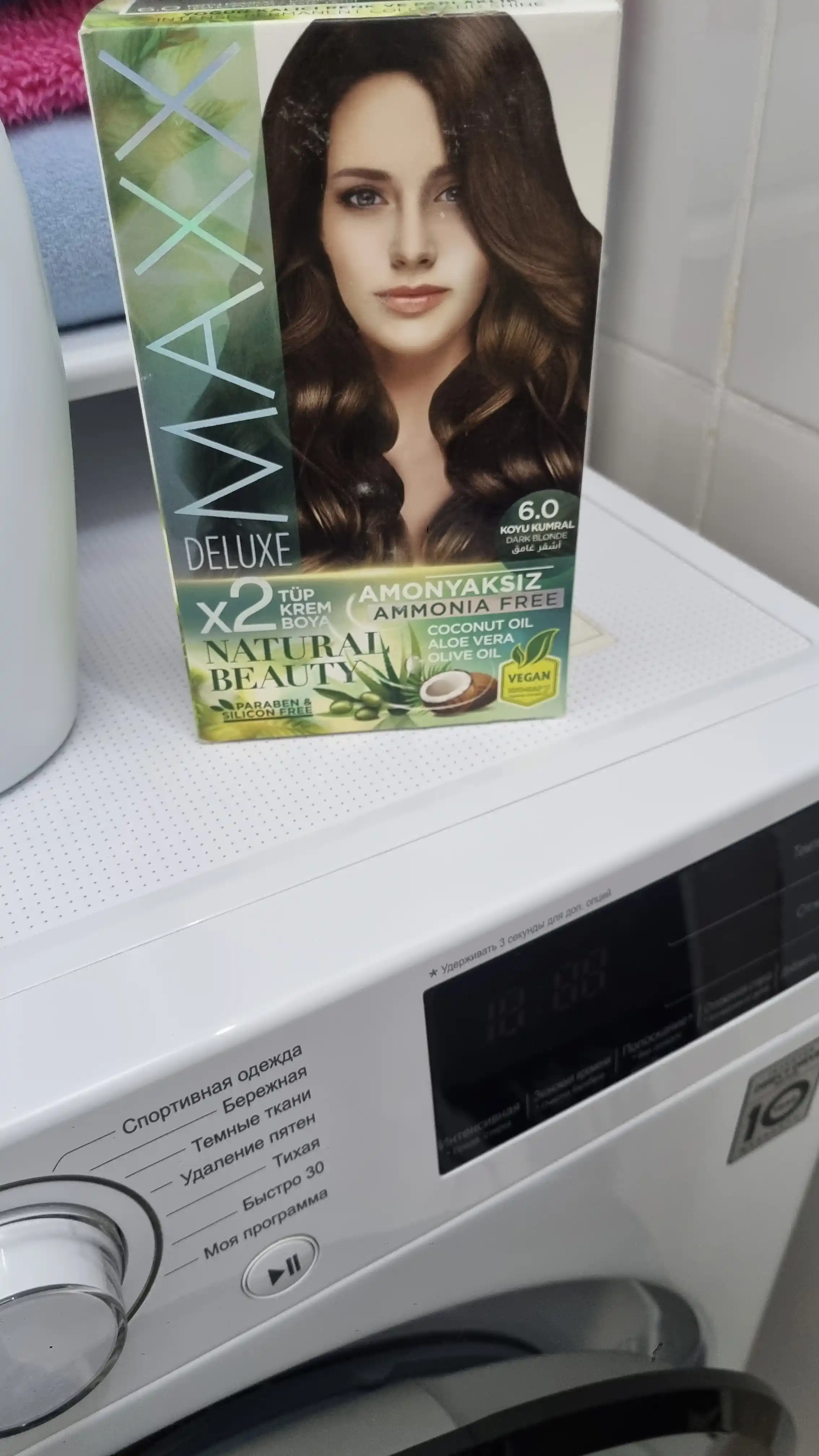 Крем-краска для волос без аммиака MAXX Deluxe Natural Beauty, безаммиачная краска