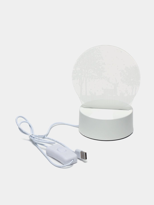 3D chiroq LED tungi chiroq, USB
