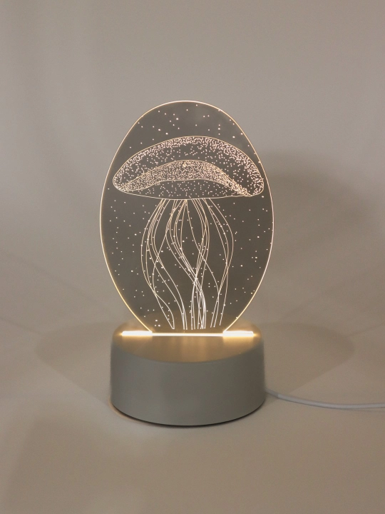 3D chiroq LED tungi chiroq, USB