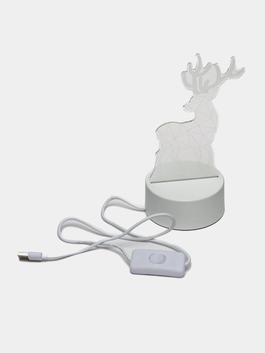 3D chiroq LED tungi chiroq, USB