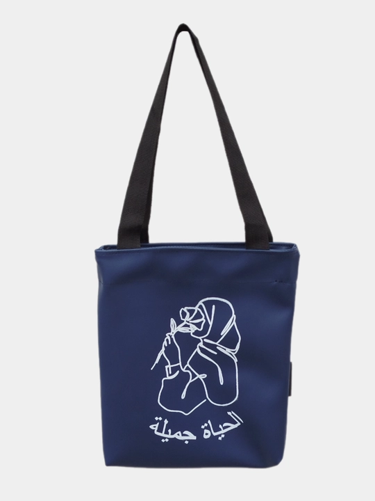 Ayollar uchun sumka-shopper, yelkama, 30 * 26 sm