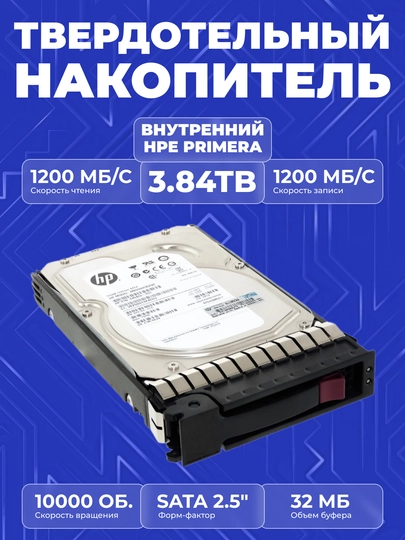 Жесткий диск R0P96A, 3.84 ТБ SAS SFF, 2.5IN, SSD - 