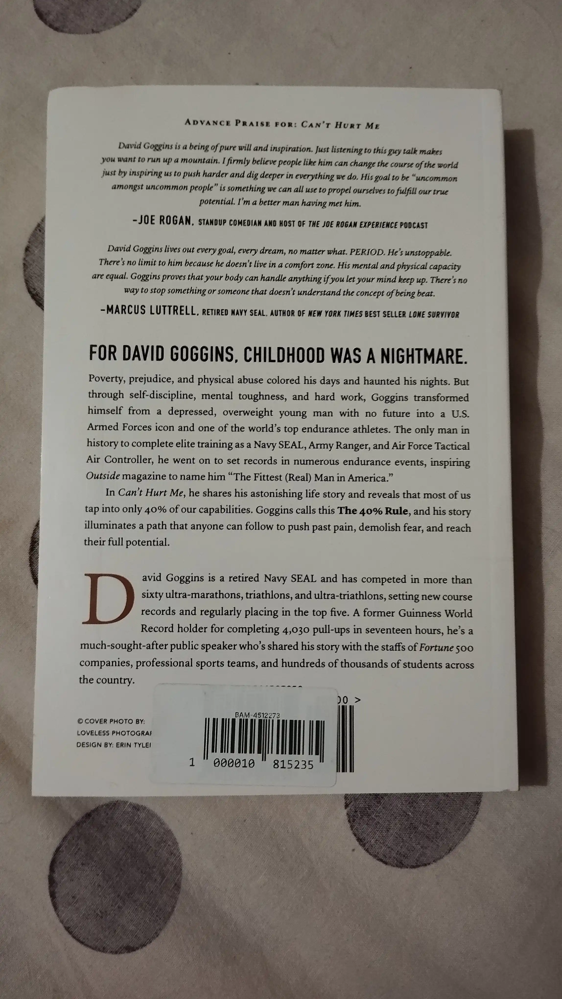 Can't Hurt Me, David Goggins