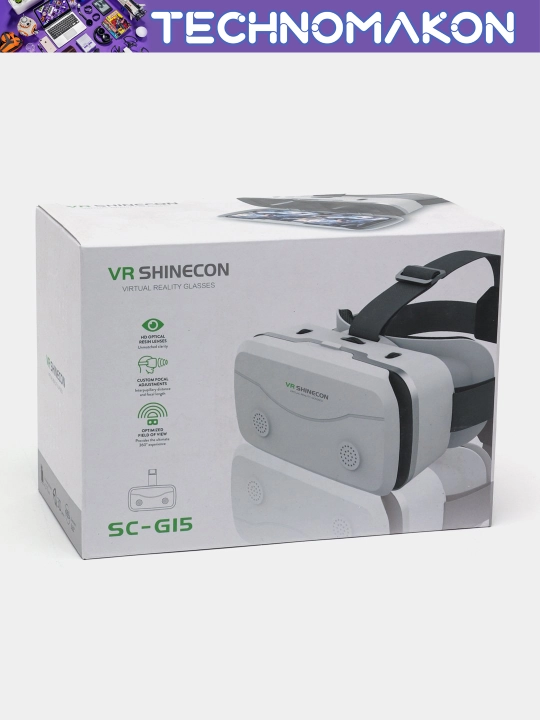 Виртуальные очки VR Shinecon SC-G15, белый, виртуальный реальност вр