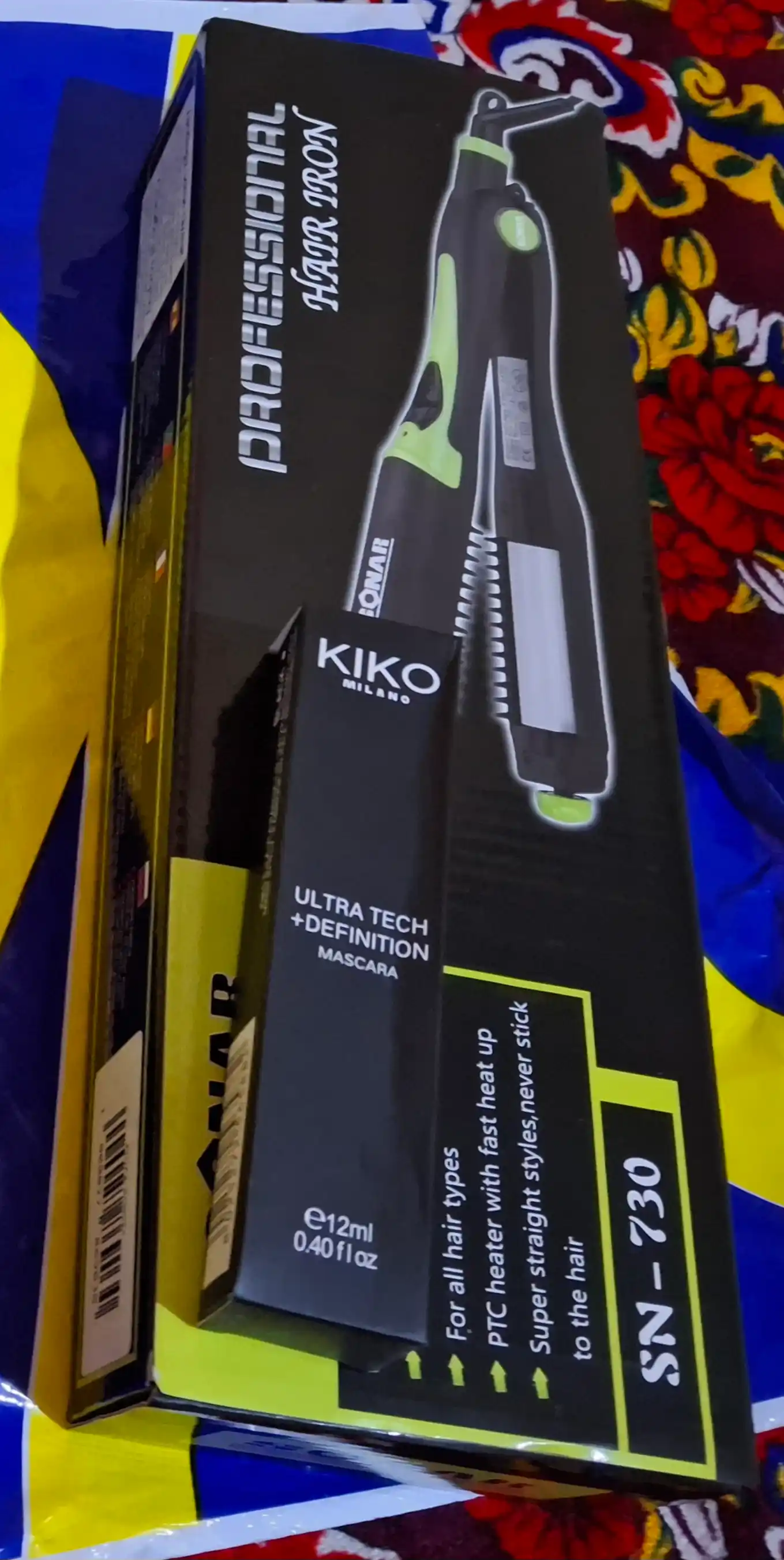 Sochlarni tekislash uchun professional dazmol SR, stayler-ployka