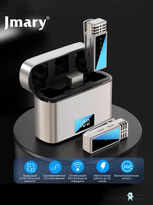 Simsiz menteeli mikrofon, universal, for iphone Jmary MW-16, va MW-15