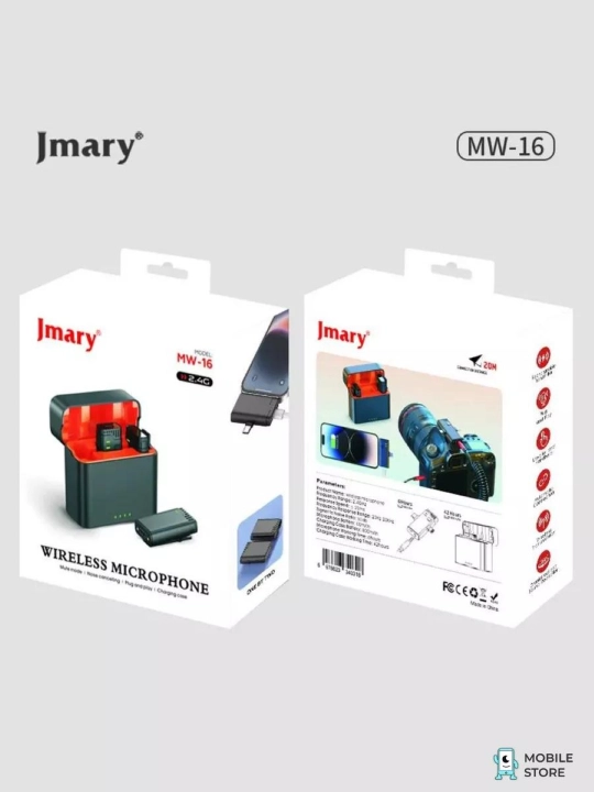 Simsiz menteeli mikrofon, universal, for iphone Jmary MW-16, va MW-15