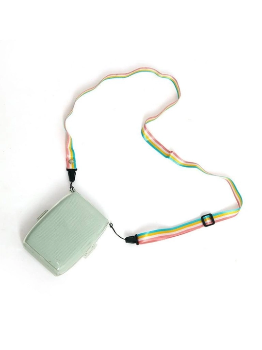 Чехол кожаный с ремешком, кейс для Instax mini link 3