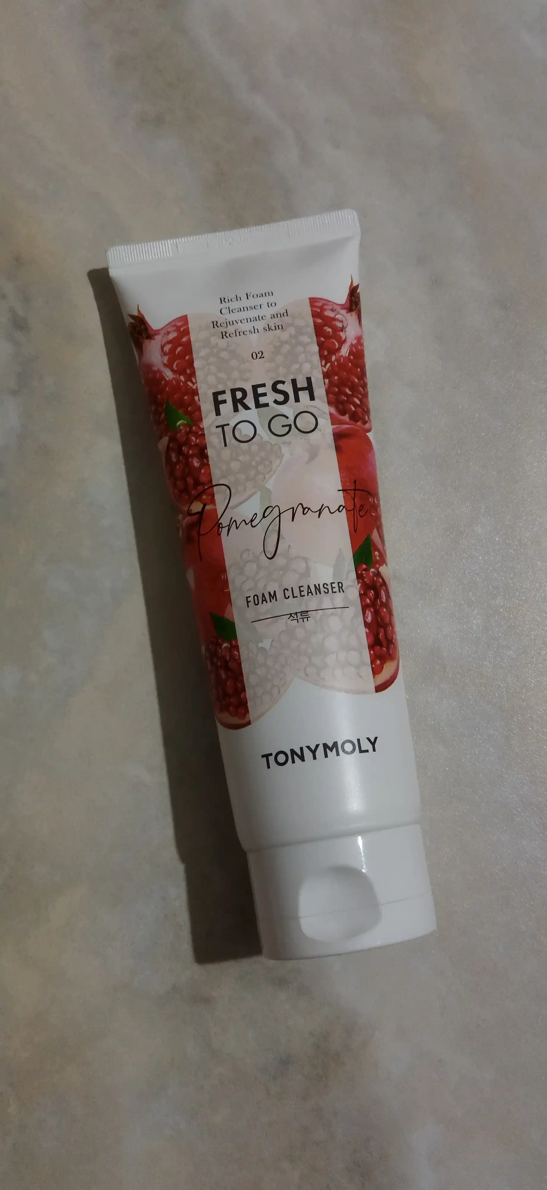 Пенка для умывания TONYMOLY Fresh To Go, 170 мл, 3 вида, авокадо, рис, гранат