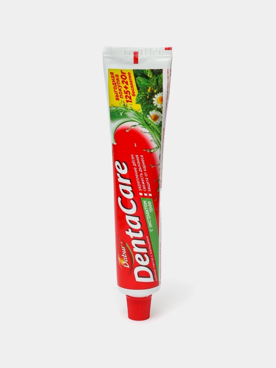 Зубная паста Dabur DentaCare, отбеливающая, комплексная защита, травяная, 145 г