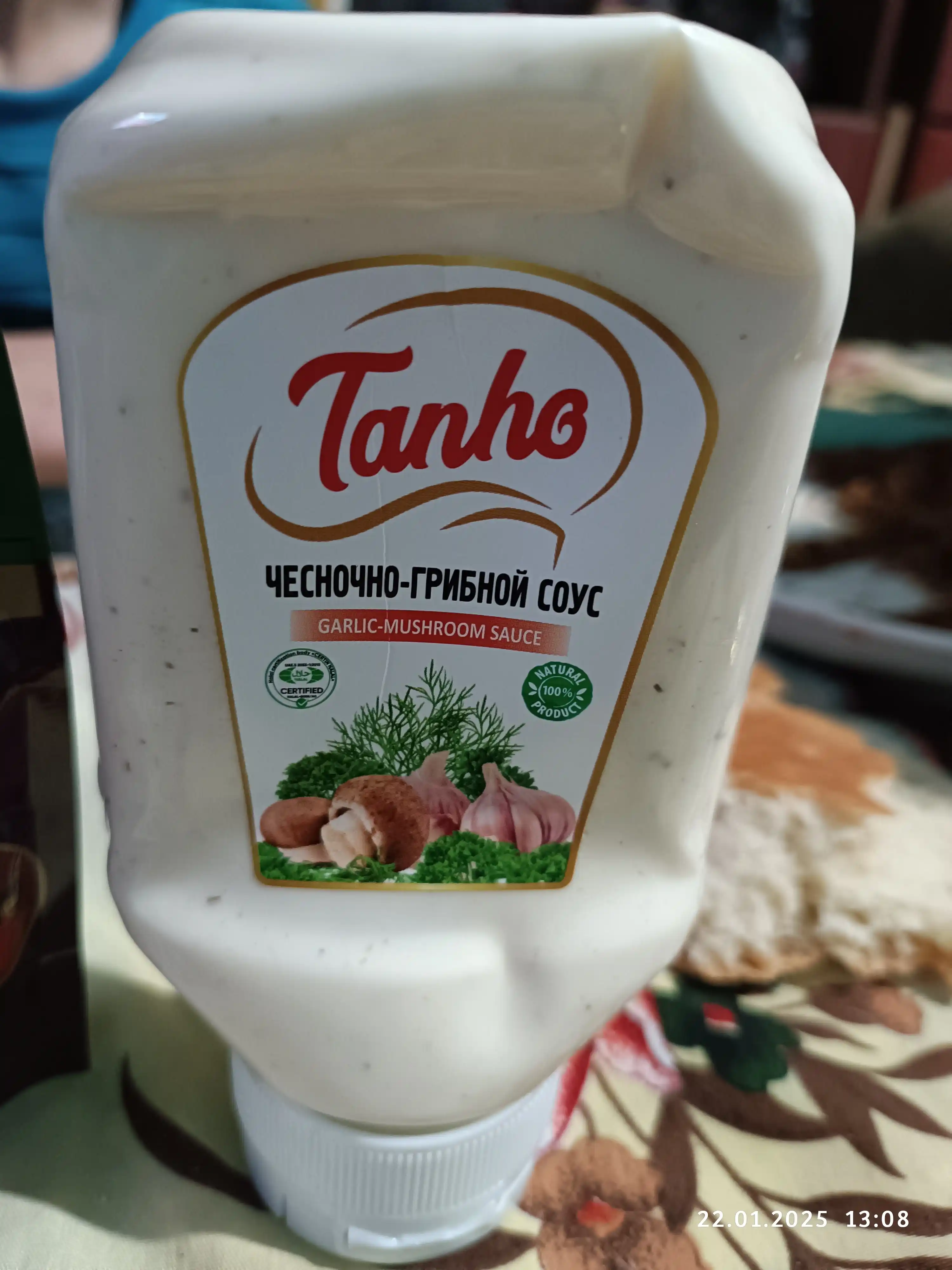2323 соус Tanho "Чесночно-грибной 40%", 330 гр