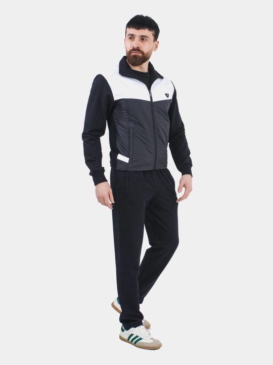 Erkaklar sport kostyumi, paxta, zamokli, shton, sportivka