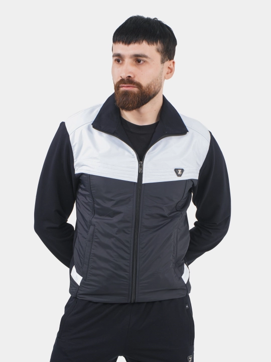 Erkaklar sport kostyumi, paxta, zamokli, shton, sportivka