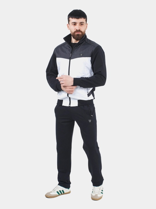 Erkaklar sport kostyumi, paxta, zamokli, shton, sportivka