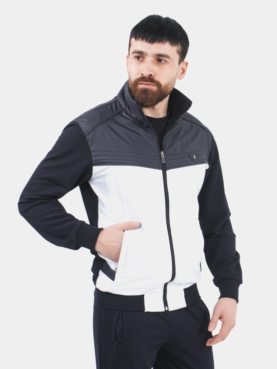 Erkaklar sport kostyumi, paxta, zamokli, shton, sportivka
